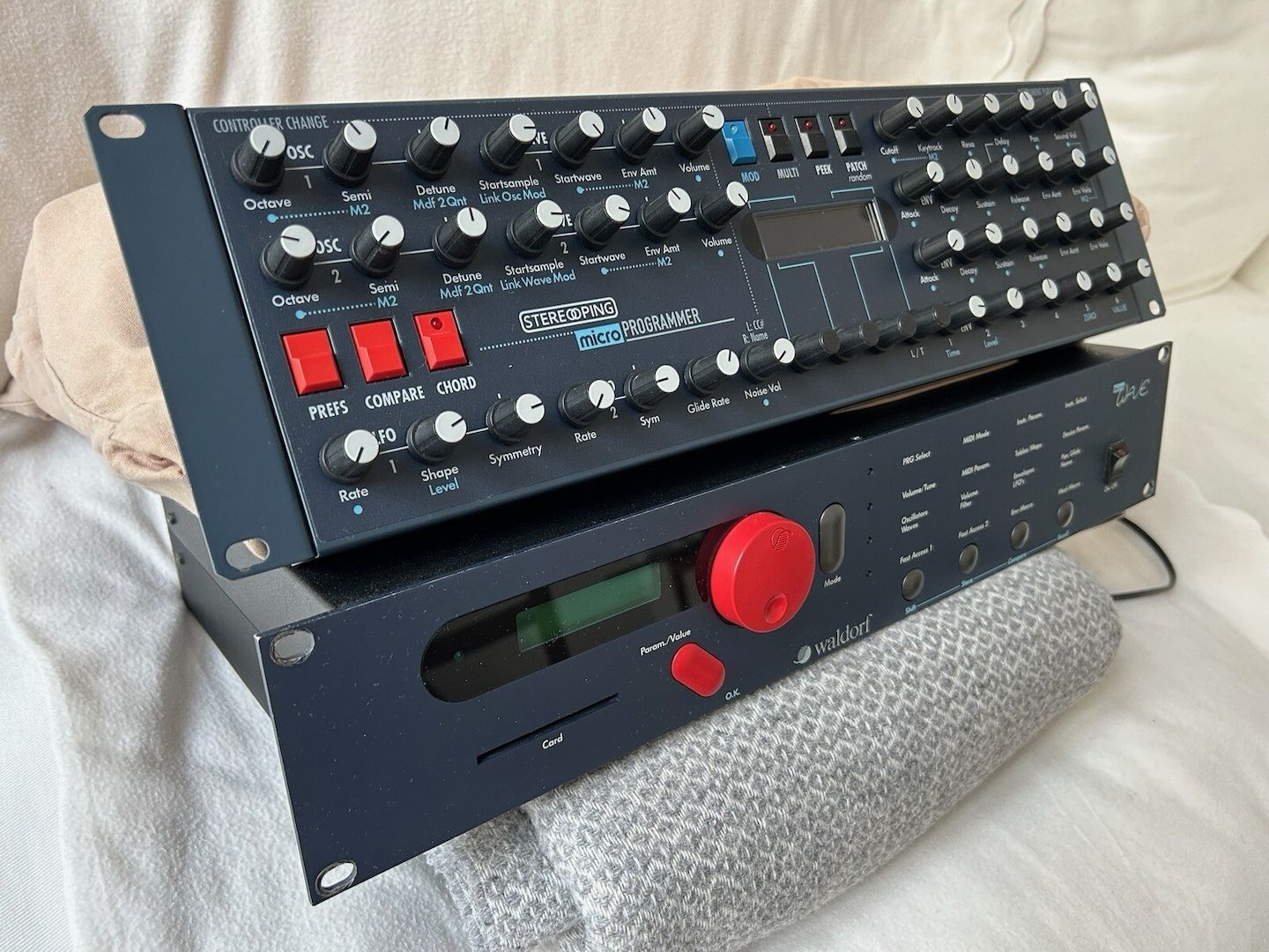Waldorf Microwave 1 Rev A + Stereoping Programmer