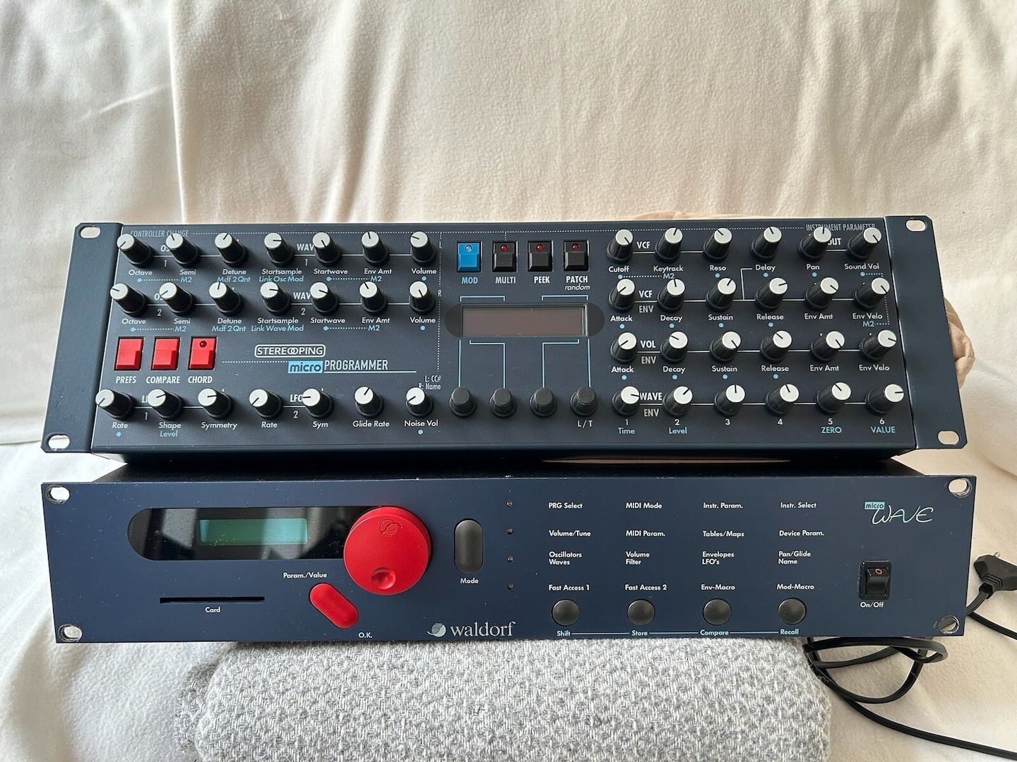 Waldorf Microwave 1 Rev A + Stereoping Programmer