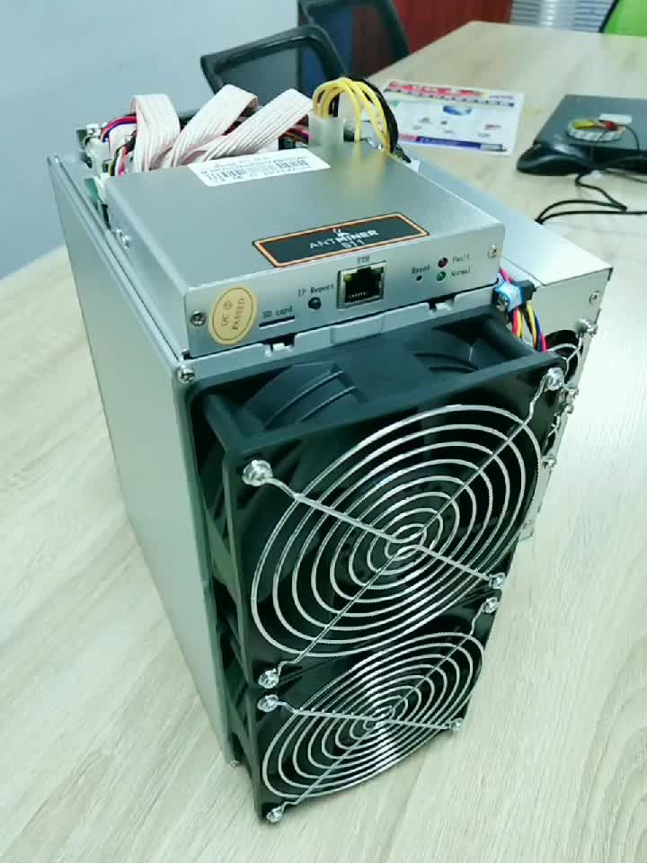 Gebrauchter ASIC-Miner Bitmain Antminer S11 (Modelljahr 2021) für Bitcoin-Mining zu verkaufen.