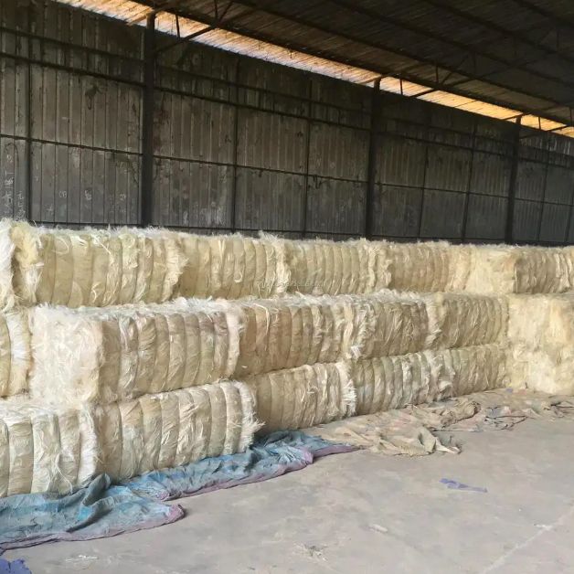 Sisalfasern aus Kenia für den Export.