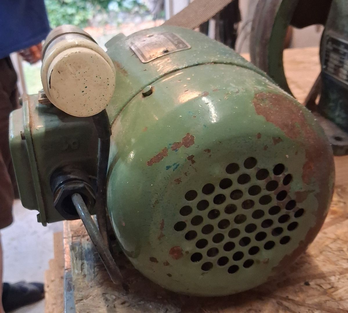Kompressor mit Motor 1960, funktionstüchtig