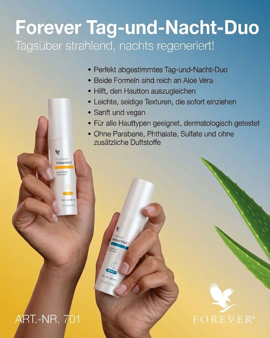Vitamin C & Bakuchiol Facial Milk Duo – moderne Gesichtspflege