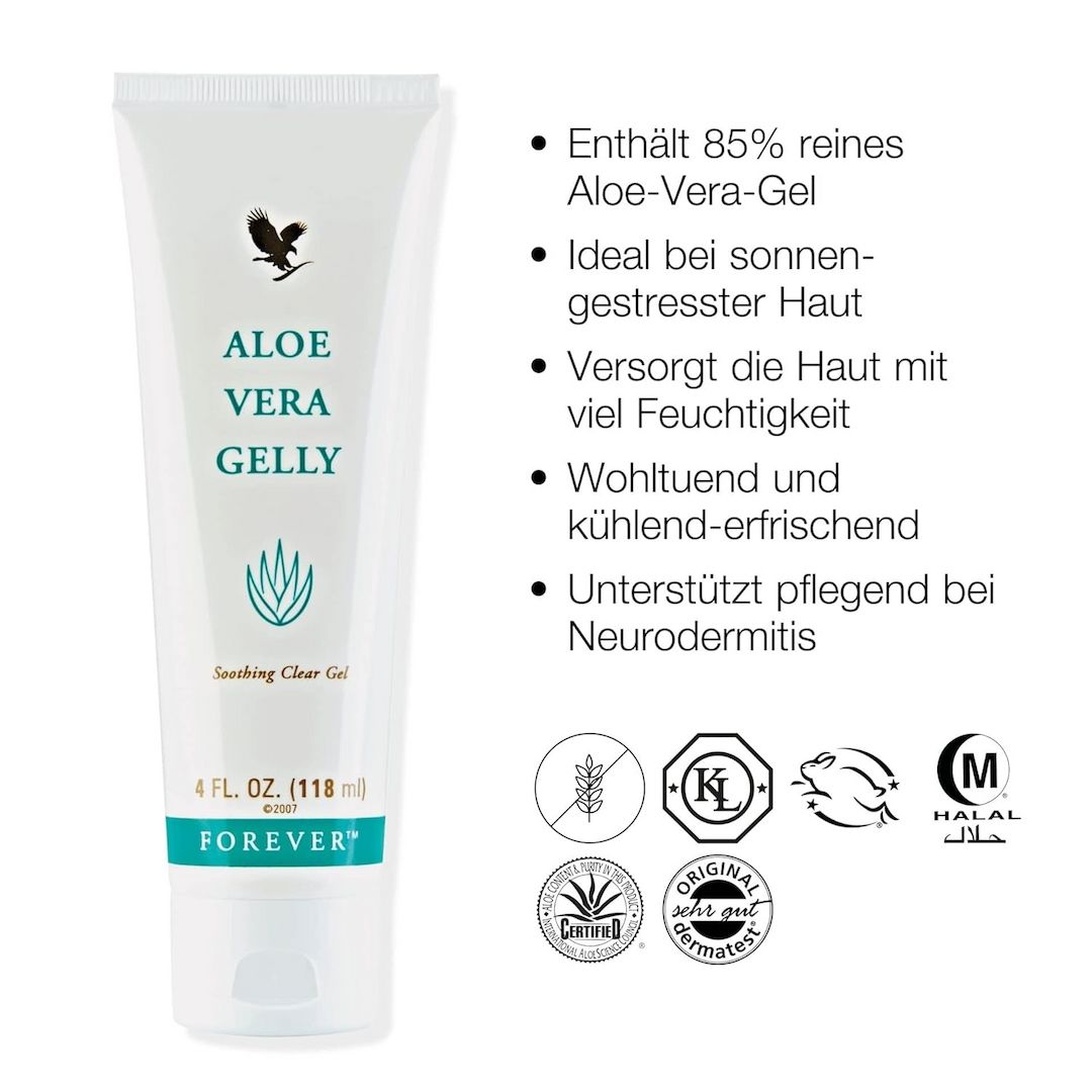 Forever Aloe Vera Gelly – 85 % Aloe Vera für die Hautpflege