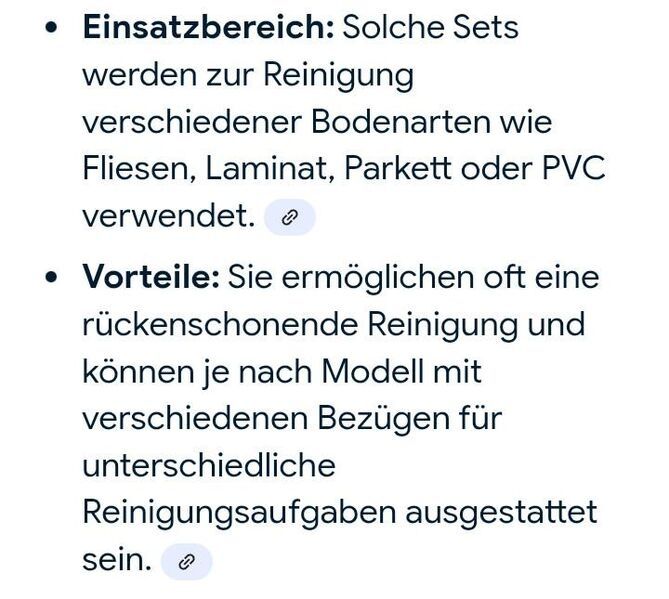 Großer Flachmop, Flacher Wischmopp, 360° Drehgelenk Bodenwischer Set Flachmopp