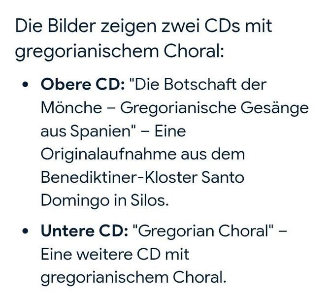 Gregorianische Musik