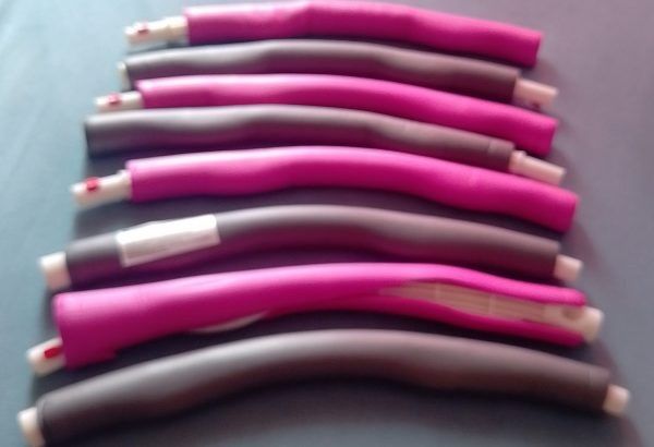 8 Teile Hula Hoop Fitness Reifen Schaumstoff Bauchtrainer Fitnesstraining