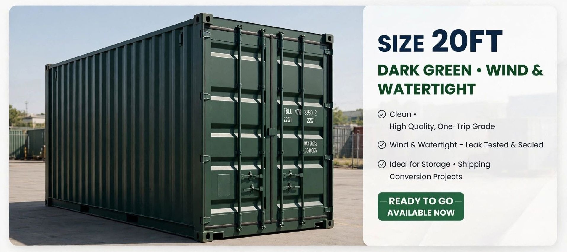 Neue und gebrauchte 20- und 40-Fuß-See- und Lagercontainer zu kaufen/zu vermieten