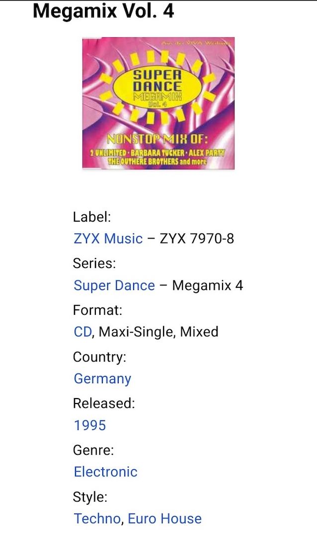 Super Dance Megamix Vol. 4 / CD