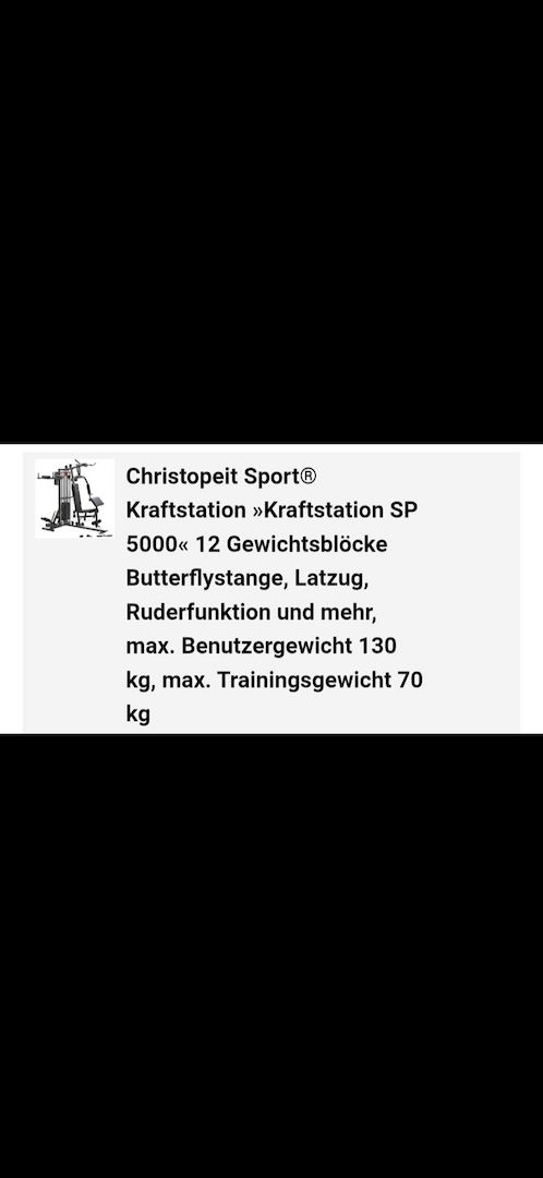 Fitness gerät / Kraftstation