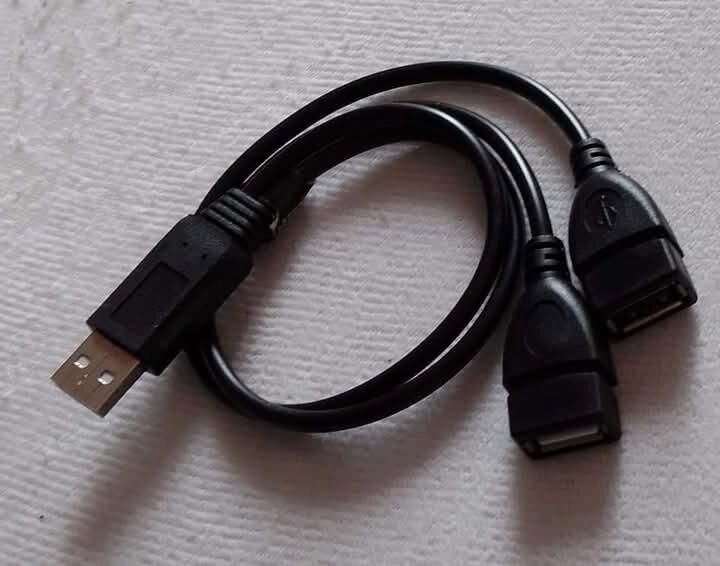 Kabel USB Typ A Stecker zu 2 x USB Typ A Buchse Y-Splitter Ladekabel
