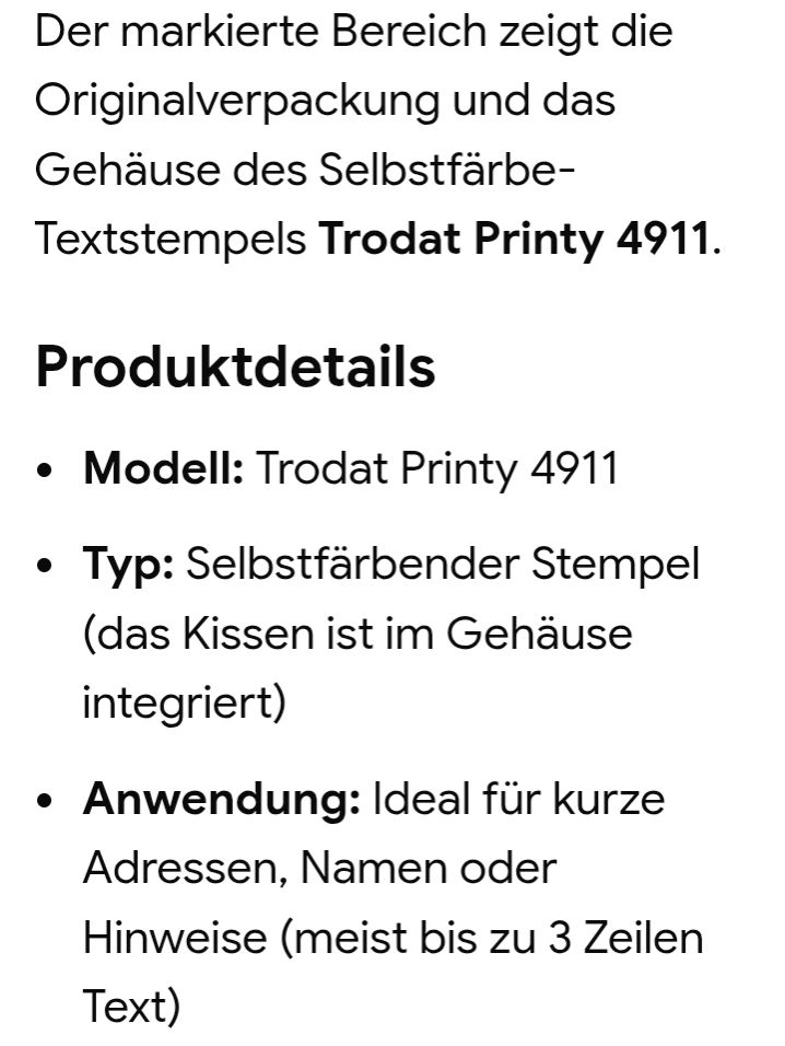 Trodat Printy 4911 Stempel 