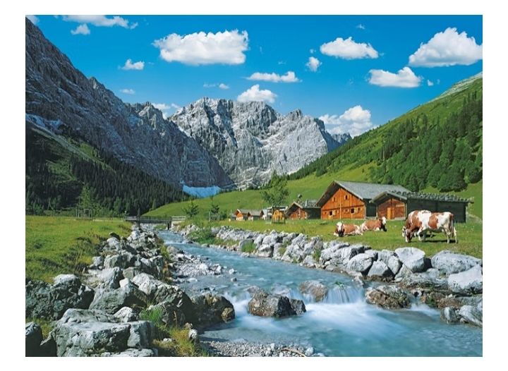Ravensburger Puzzle 192168 – Krawendelgebirge in Österreich