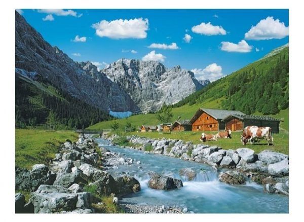 Ravensburger Puzzle 192168 – 1000 Teile Krawendelgebirge in Österreich