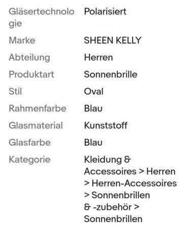 Polarisiert Sonnenbrille SHEEN KELLY Überziehbrille: 