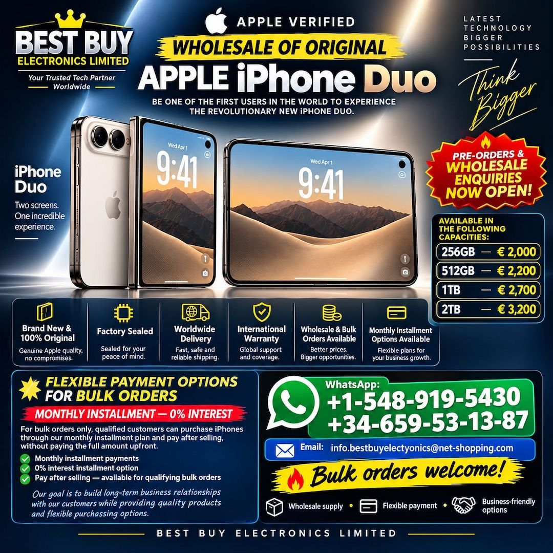 DAS NEUE iPHONE 18 PRO/PRO MAX & iPHONE DUO SIND JETZT ERHÄLTLICH