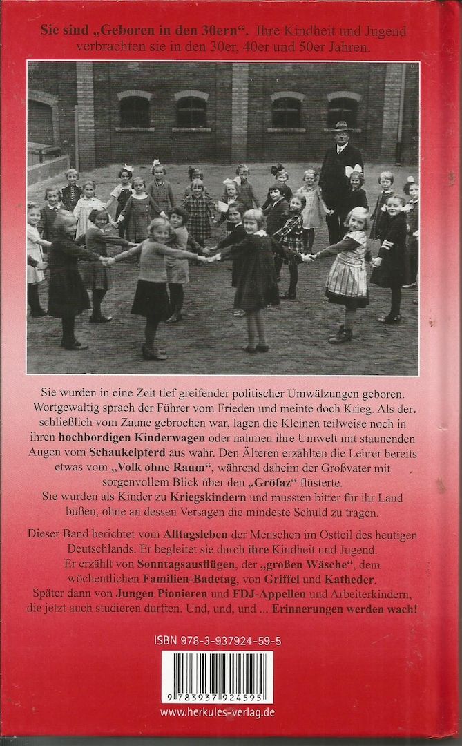 HW- versch. "Geboren in den....-Alltagsgesch. aus Ostdeutschland" Ostalgie+DDR