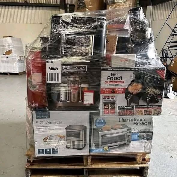 📦 Restposten-Paletten mit hochwertigen Elektro-Küchengeräten