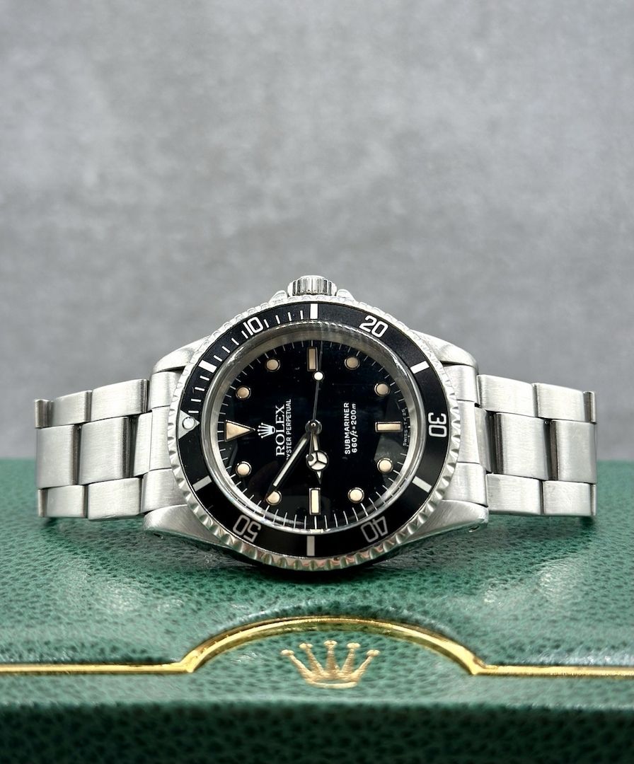 Rolex Submariner 5513 aus 1969, Tritium Patina Stahl 40mm Vintage Uhr