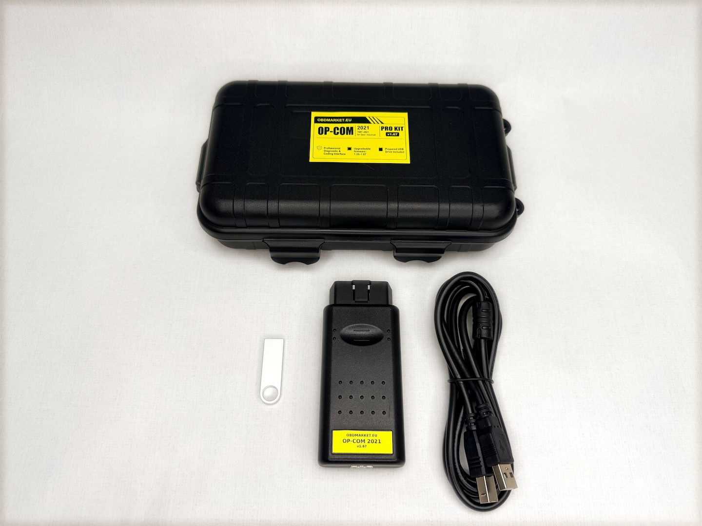 OP-COM Pro Kit 1987–2021 Opel Full-Chip Diagnosegerät