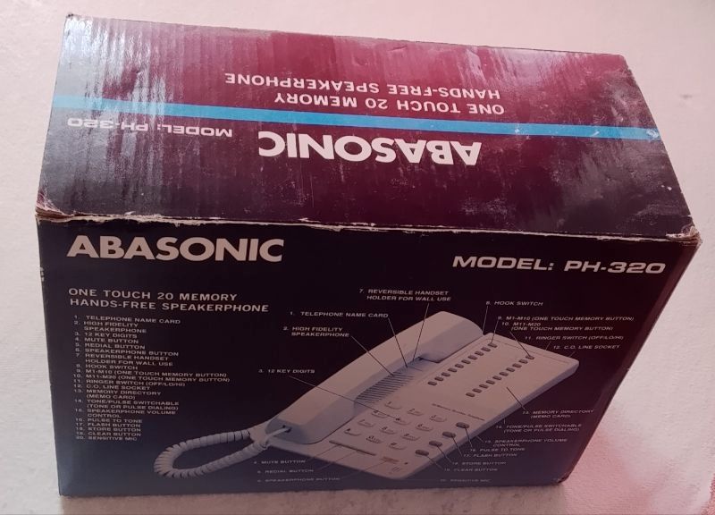 Abasonic Modell PH-320 Freisprech-Telefon