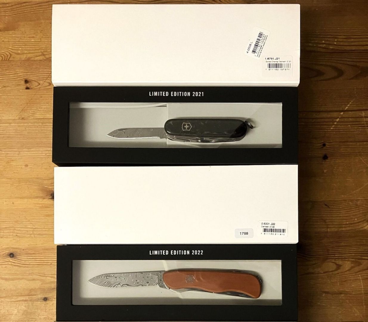 5 Victorinox Damast Messer Limited Edition NEU
