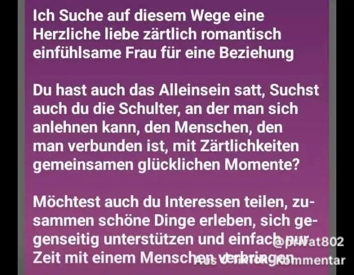 Gemeinsam statt einsam