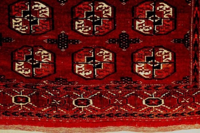 Buchara-Herd-Sammler-Teppich antik (T078)