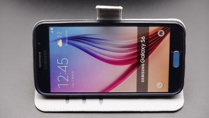 Samsung Galaxy S6 Handyhülle Klapphülle Gepard