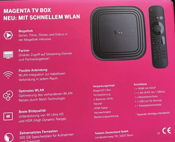 Magenta tv box