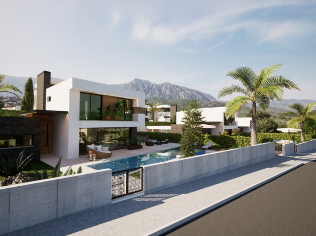Luxus Villa, 4 SZ, Pool, Dachterrasse, Doppelgarage; Edremit, Nordzypern