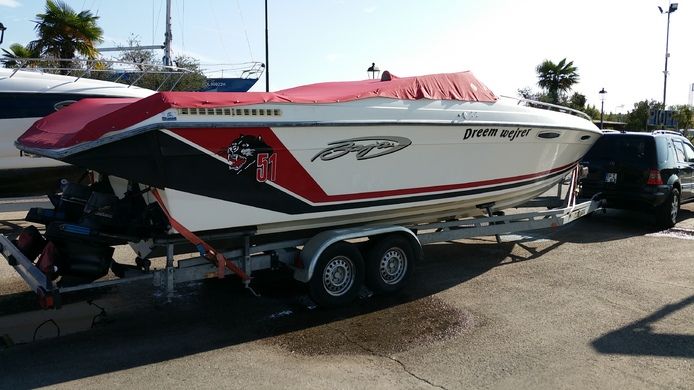 Transporte von Traktor Auto Agra Baumaschinen Boot Jetski Motorrad Gespann 