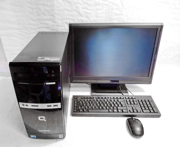 HP, PC Komplettsystem mit Zubehör, Büro , Office, Windows 10,