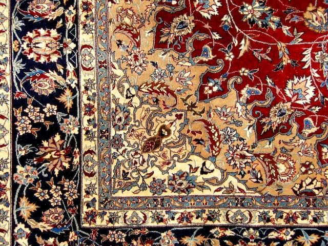 Sammlerteppich Isfahan 7,5 Mill. K. TOP 320x260. T061