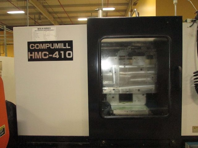 Compumill HMC-410 40.6cmX 40.6cmPallet CNC Horiz Maschine Zentrum W / 18iM Cntrl