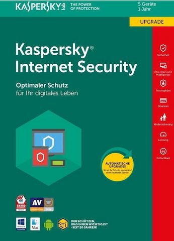 Kaspersky Internet Security 2022 5 Geräte 1 Jahr