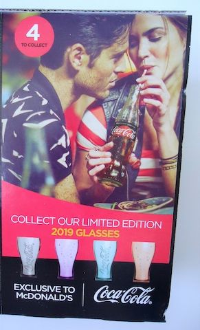 NEU ⭐ Mc Donalds SCHWEIZ ❤️ Coca Cola Glas Limited Edition 2019