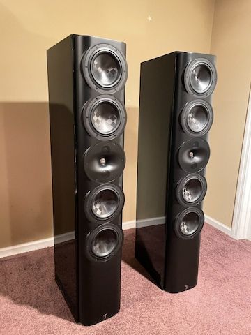 Perlisten S7T Tower Speakers in Gloss Black