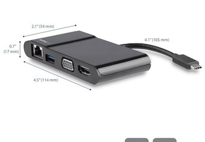 USB-C Multiport Adapter - USB-C Travel Dock with 4K HDMI or 1080p