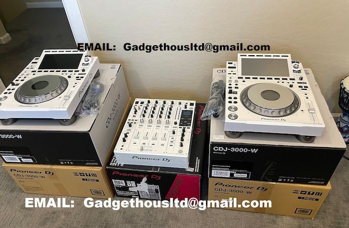 Pioneer CDJ-3000 Multi-Player ,Pioneer DJM-A9 DJ Mixer, Pioneer DJM-V10-LF DJ Mixer, Pioneer DJM-S11
