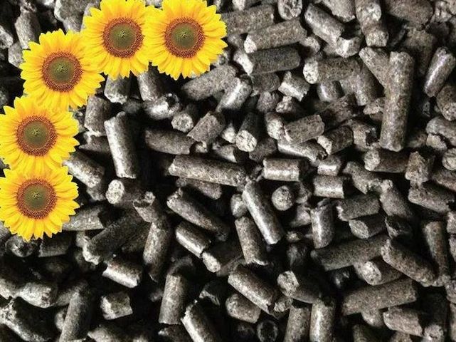 Sonnenblumenschalen Pellets 8 mm Brennstoff