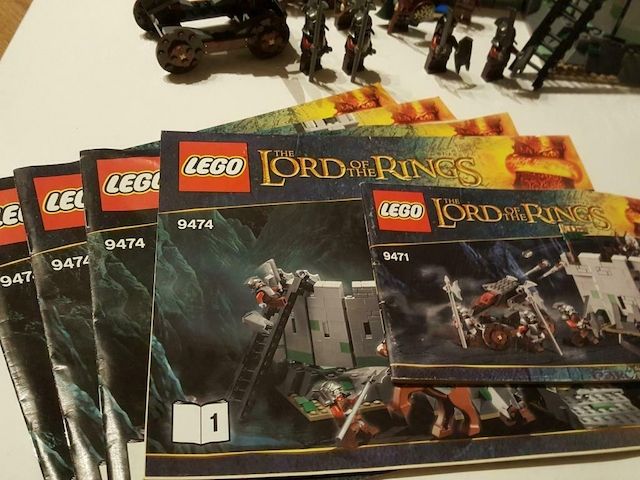 Lego  The lord of the Rings 9474 + 9471