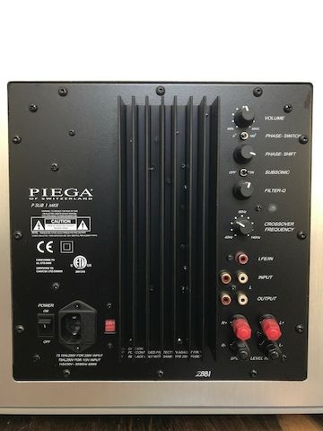 PIEGA Highend LS-System 6.1/ 500W aktiv Sub MKII