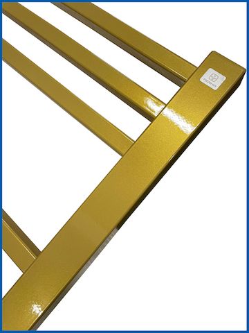 Badheizkörper BONE 1260 x 600 mm. Gold Gloss - Mittelanshluss