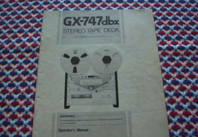Akai GX 747 dbx Tonbandgerät in einem guten Zustand