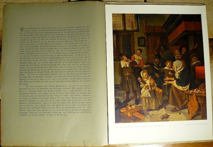 Jan Steen Niklasfest Grafik Kunstdruck 114 J. alt. B030
