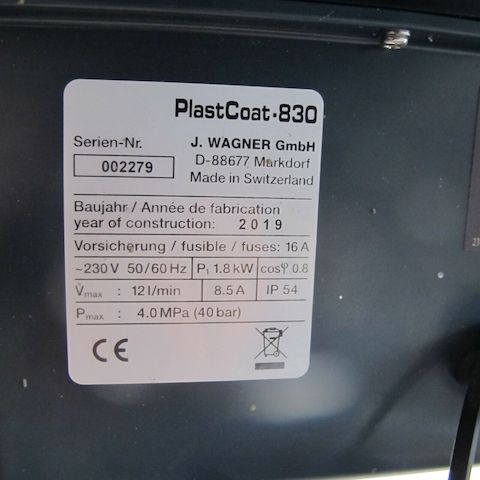 Wagner PC 83 PlastCoat mit Kompressor