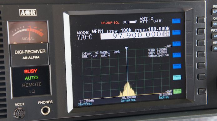 AR-ALPHA Digital Processing Communications Receiver 10KHz bis 3,5 GHz