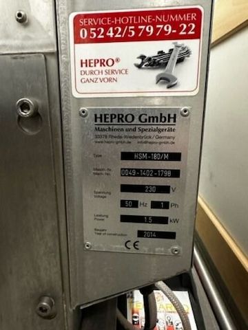 Spargelschäl-Automat HEPRO-HSM-180/M