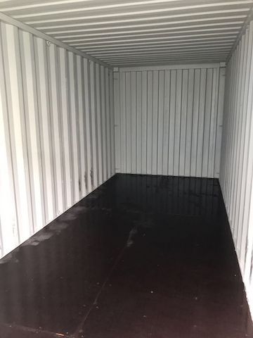 20ft - 20 Fuß Seecontainer Stahlcontainer Container anthrazitgrau
