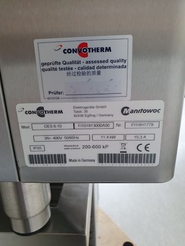 CONVOTHERM EasyTouch Konvektomat OES 6.10 